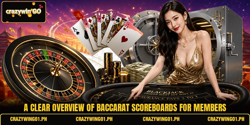 A clear overview of baccarat scoreboards for members