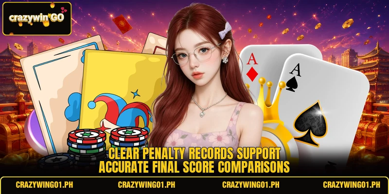 Clear penalty records support accurate final score comparisons