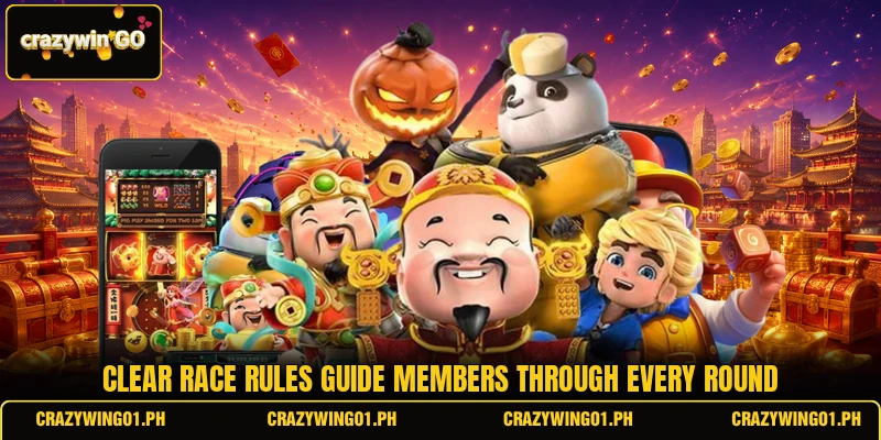 Clear race rules guide members through every round