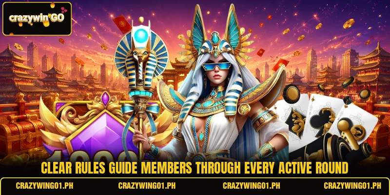 Clear rules guide members through every active round