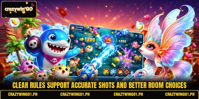 Clear rules support accurate shots and better room choices Clear rules support accurate shots and better room choices