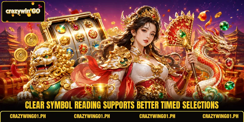Clear symbol reading supports better timed selections