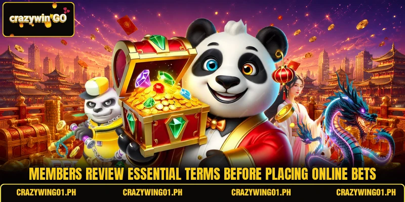 Members review essential terms before placing online bets Members review essential terms before placing online bets
