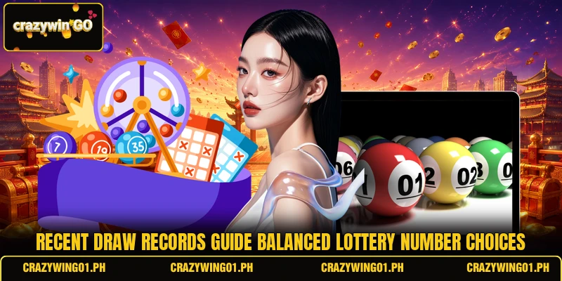 Recent draw records guide balanced lottery number choices